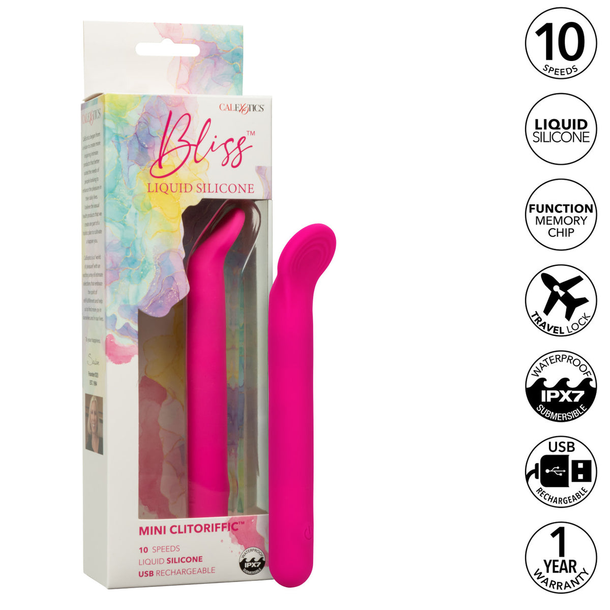 Bliss Mini Clitoriffic Liquid Silicone