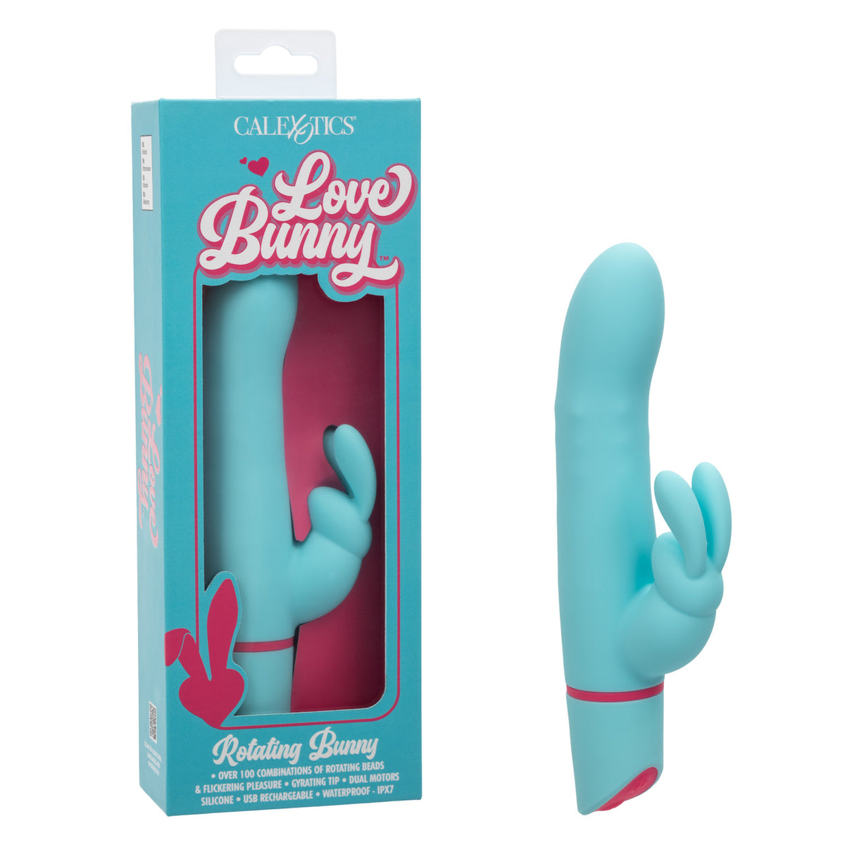 Love Bunny Rotating Bunny Blue
