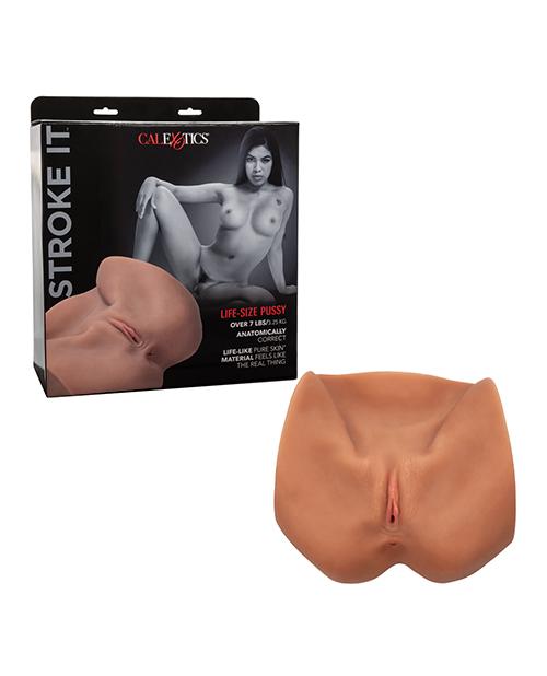 Stroke It Life-size Pussy Brown Default Title