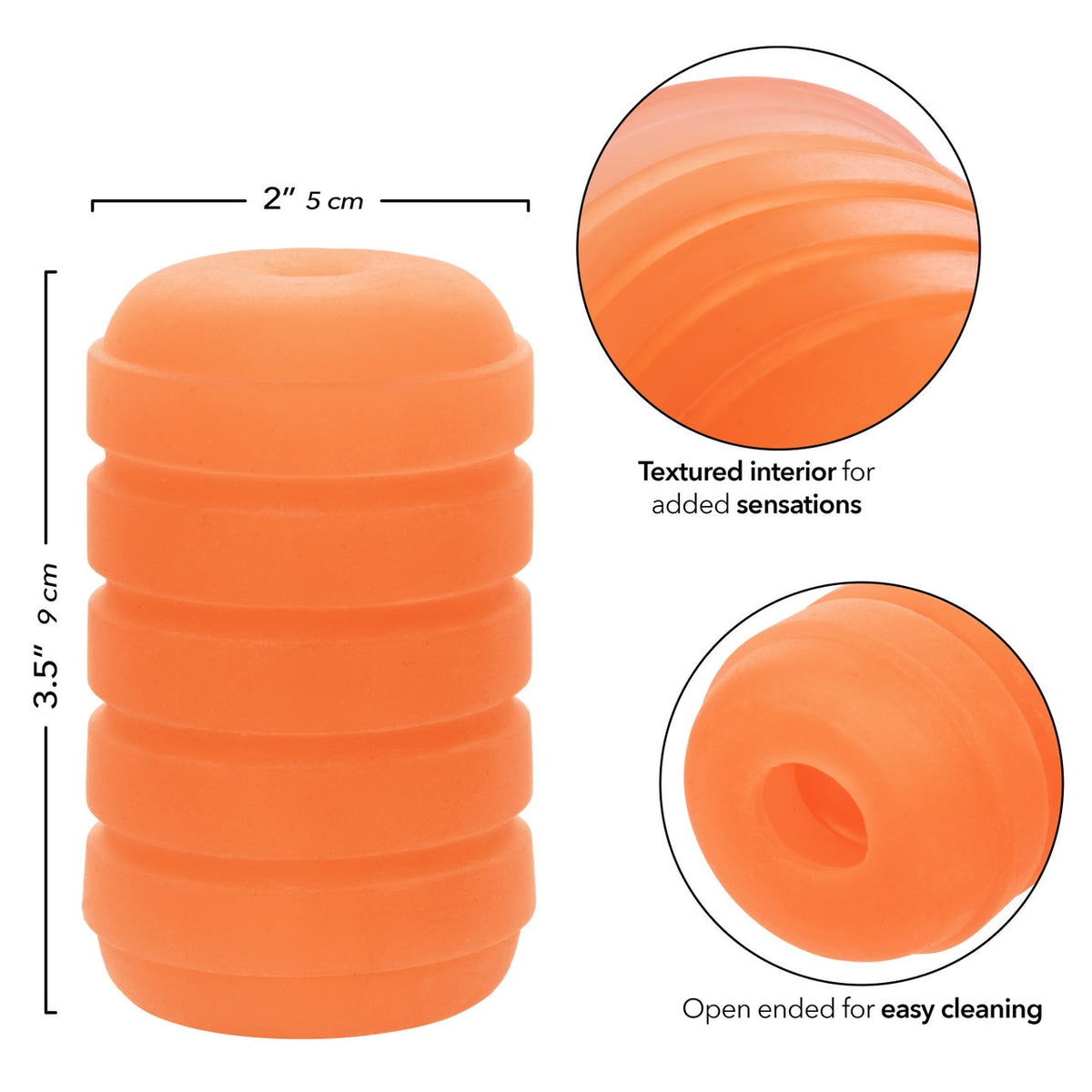 Pop Sock! Ribbed Orange