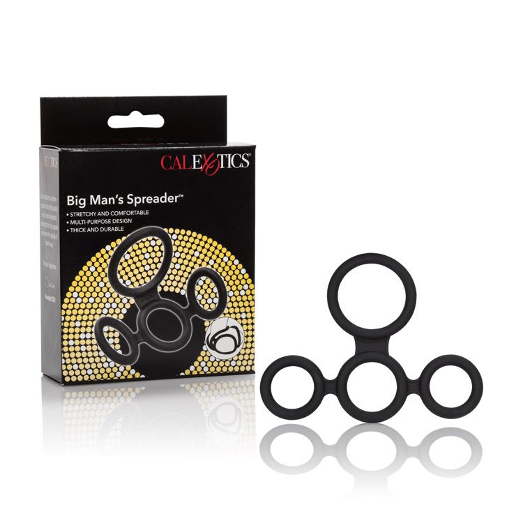 Big Man's Spreader Ring Black Default Title