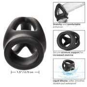 Alpha Liquid Silicone Dual Cage & Ring Default Title