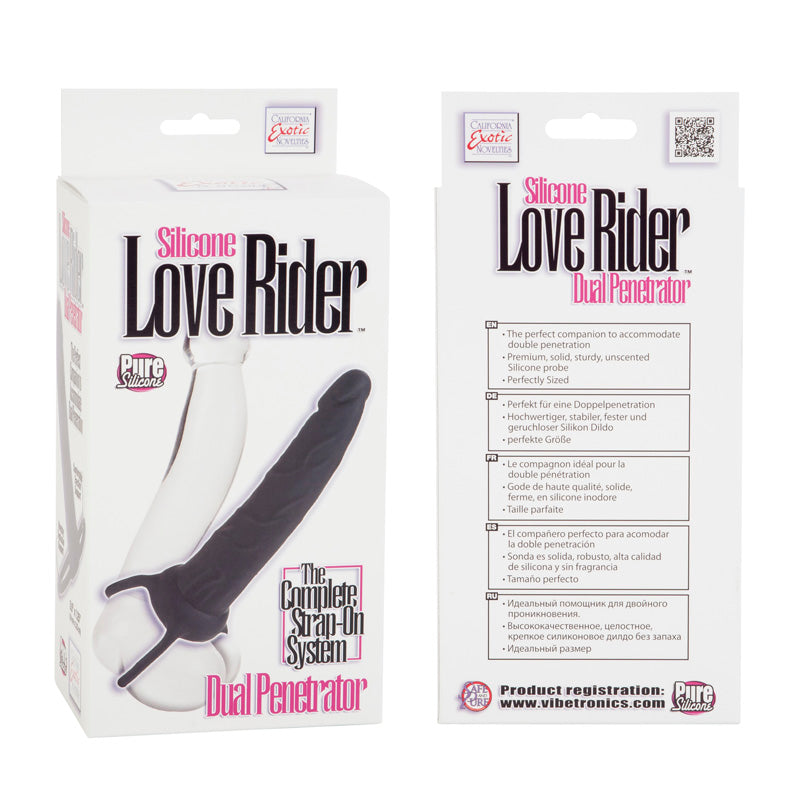Love Riders Dual Penetrator Silicone Black