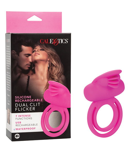 Rechargeable Dual Clit Flicker Enhancer Default Title