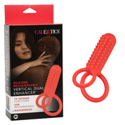 Silicone Rechargeable Vertical Dual Enhancer Default Title