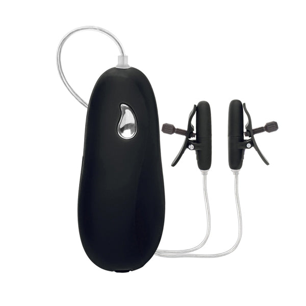 Nipple Play Nipple Teasers Vibrating Heated Black