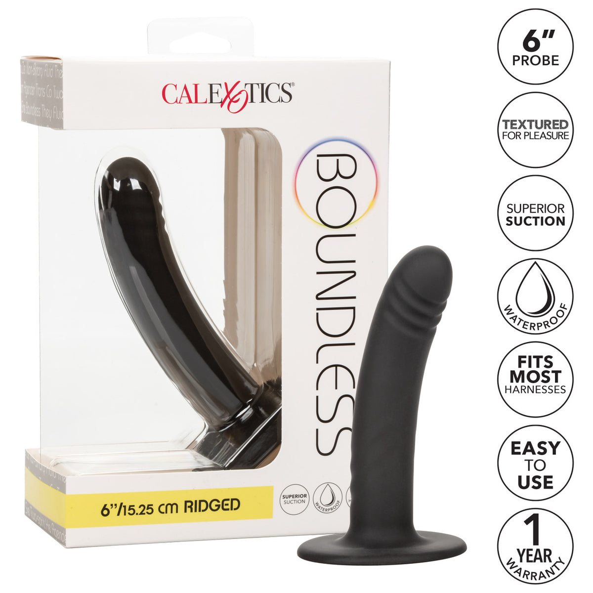 Boundless 6 In Ridged Probe Black