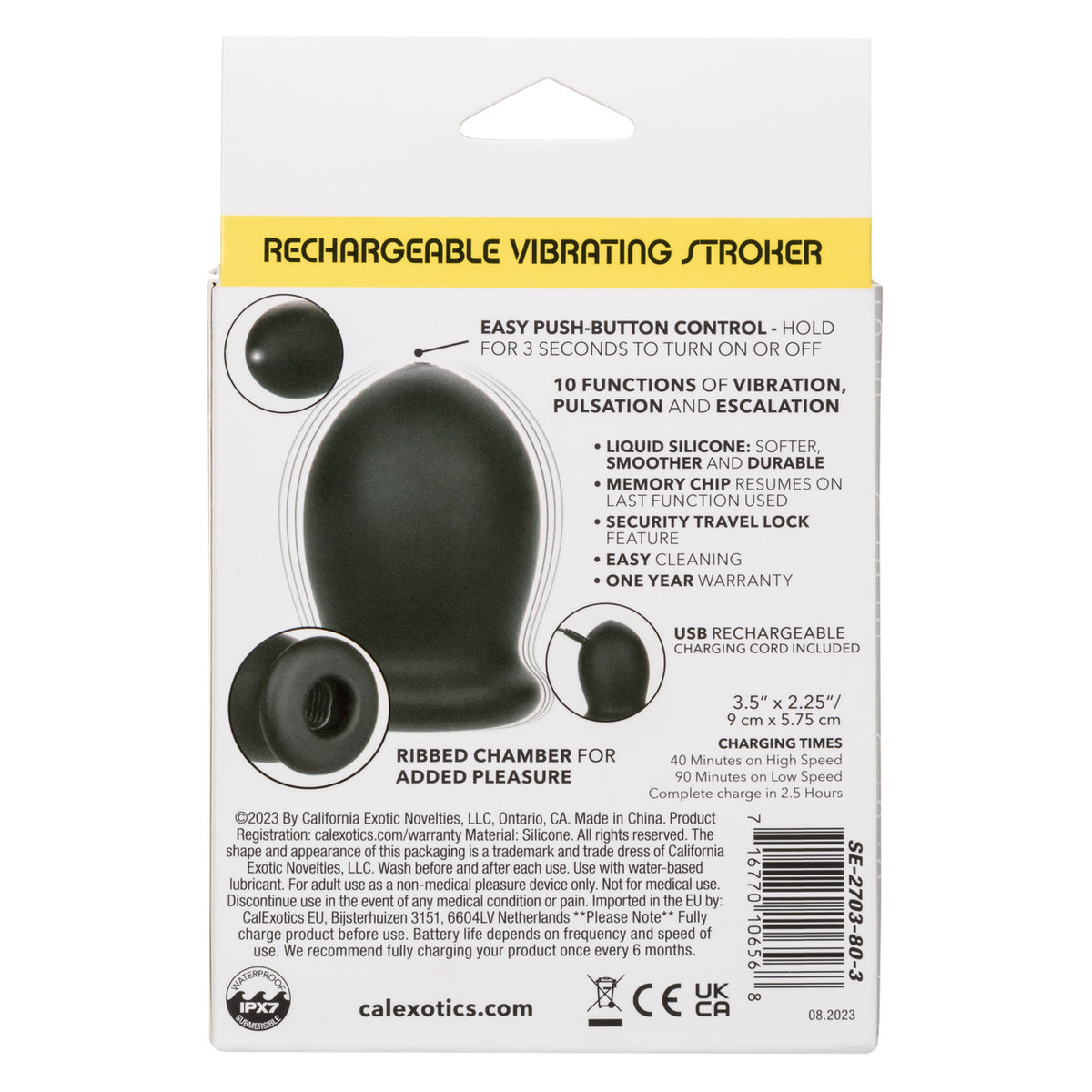 Boundless Vibrating Stroker Rechargeable