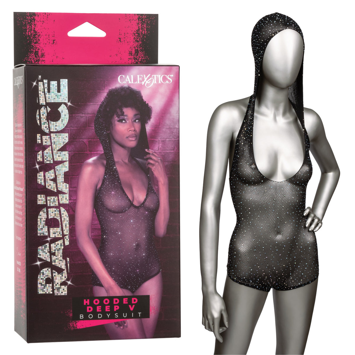 Radiance Hooded Deep V Body Suit Default Title