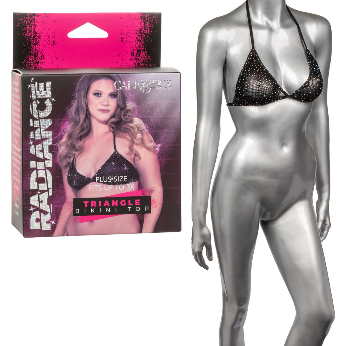 Radiance Plus Size Triangle Bikini Top Default Title