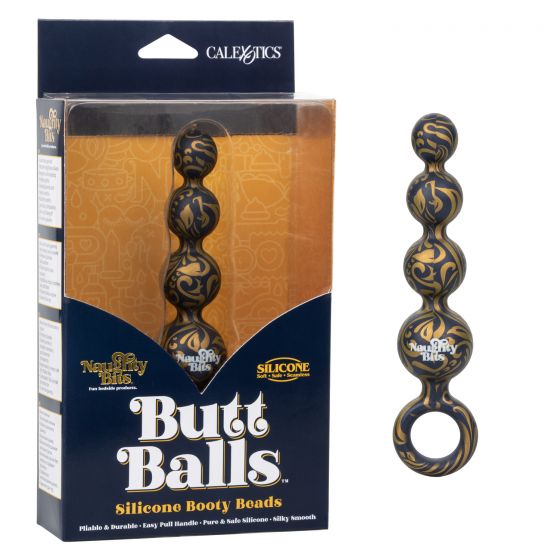 Naughty Bits Butt Balls Silicone Booty Beads Default Title