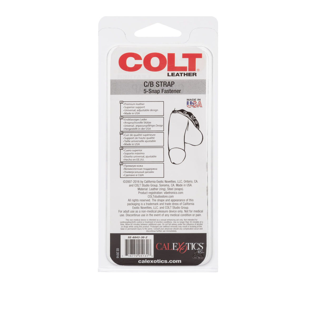 Colt Adjust 5 Snap Leather