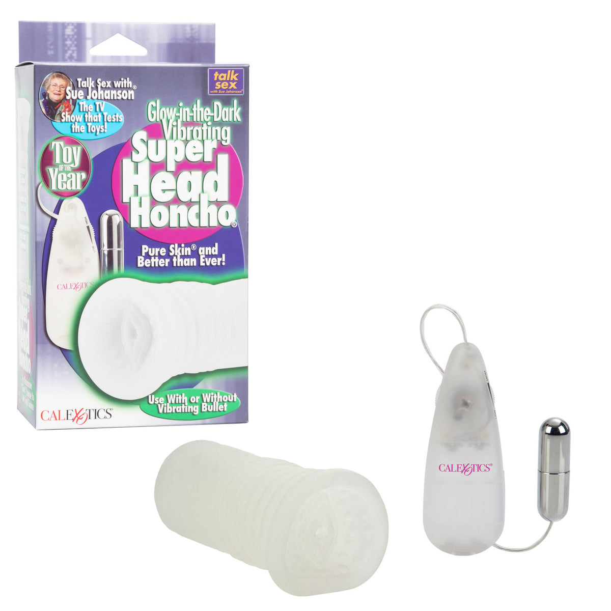 Sue Johanson Super Head Honcho White Glow In The Dark Default Title