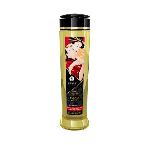 Massage Oil Romance Sparkling Strawberry Wine 8oz Default Title