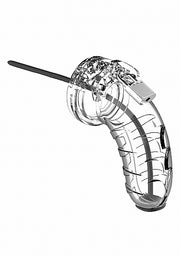 Mancage Model 16 Chastity 4.5 In Cage W/ Plug Default Title