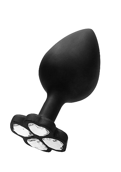 Large Lucky Diamond Butt Plug Black Default Title