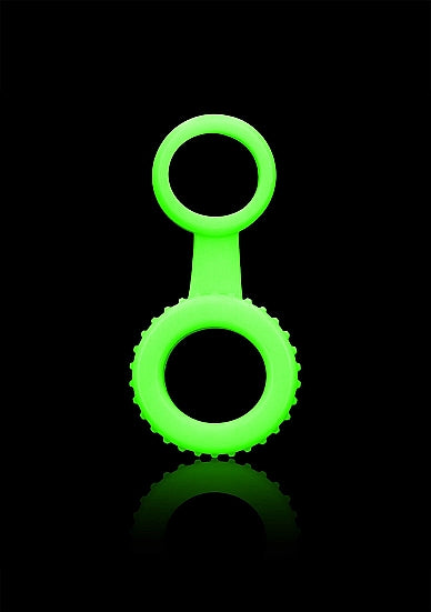 Glow Cock Ring & Ball Strap Glow In The Dark Default Title