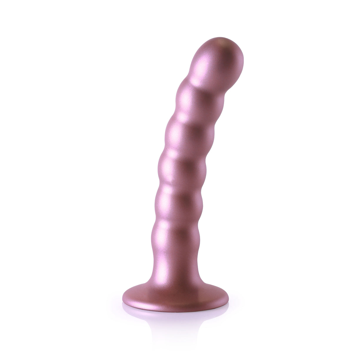 Ouch! Beaded Silicone G-spot Dildo 5 In Rose Gold Default Title