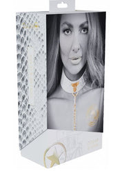 Ouch! Florence Collection Collar With Leash White