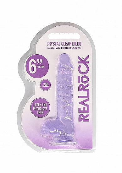 Real Cock 6in Realistic Dildo W/ Balls