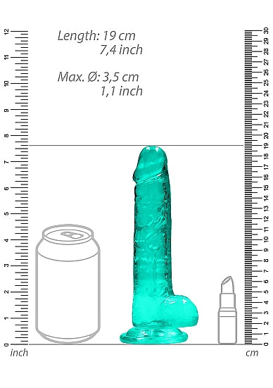 Realrock 7in Realistic Dildo W/ Balls