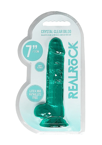 Realrock 7in Realistic Dildo W/ Balls