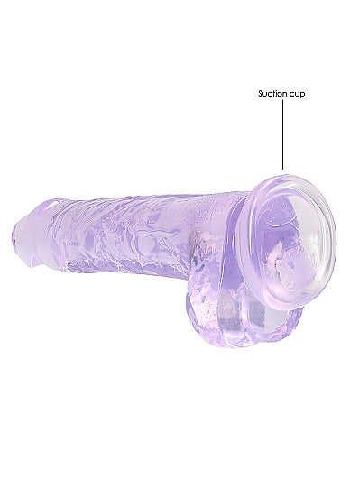 Real Cock 8in Realistic Dildo W/ Balls