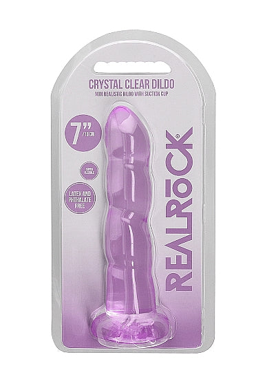 Realrock Non Realistic Dildo W Suction Cup 7in