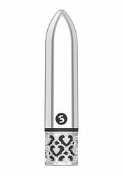 Royal Gems Glamor Powerful Bullet Rechargeable Silver