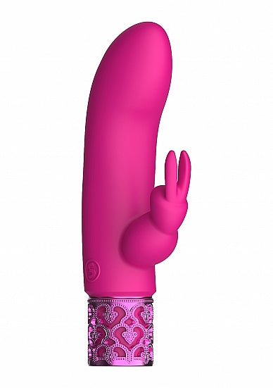 Royal Gems Dazzling Rechargeable Silicone Bullet Pink