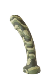 Major Dick Commando 7.25 Uncut Green Camo Dong " Default Title