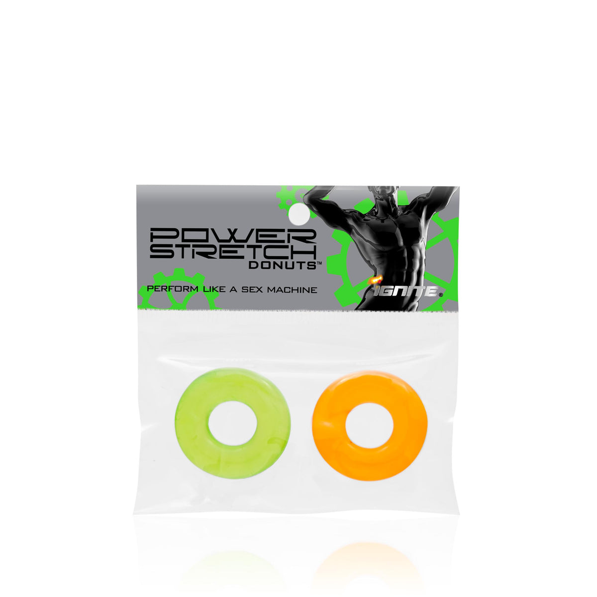 Power Stretch Donuts 2pk Orange green