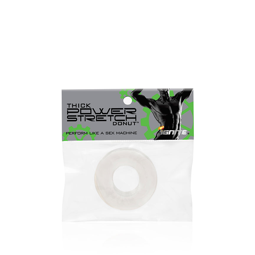 Thick Power Stretch Donut In Bag Clear