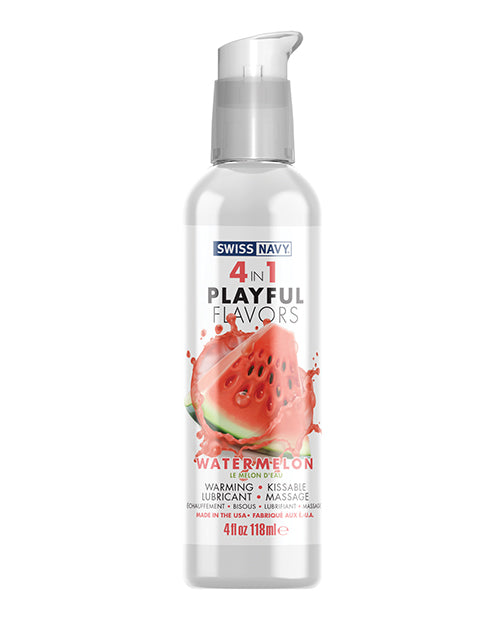 Swiss Navy 4 In 1 Playful Flavors Watermelon 4oz Default Title