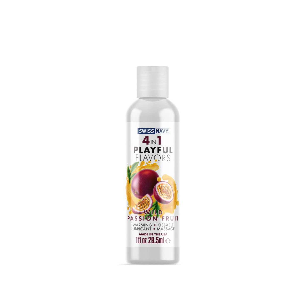 Swiss Navy 4 In 1 Playful Flavors Wild Passion Fruit 1oz Default Title