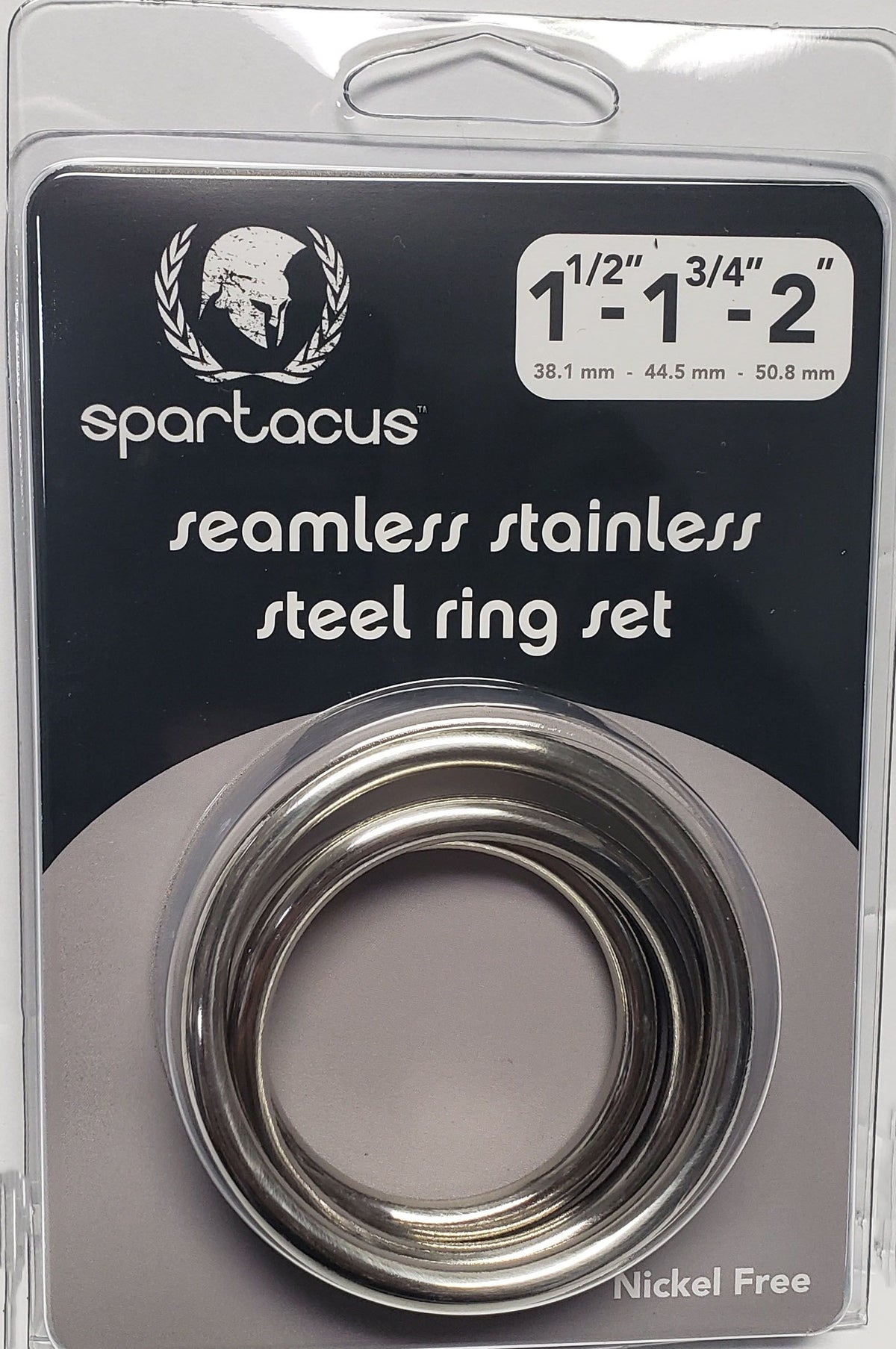 Seamless Stainless Steel C Ring Set - 1.5 1.75" 2" " Default Title