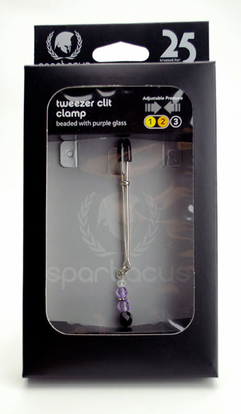 Tweezer Clit Clamp Beads Purple