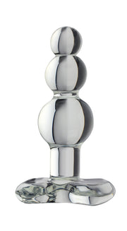 Beaded Anal Plug Clear Default Title