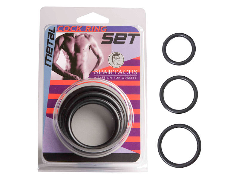 Black Steel C Ring Set Default Title