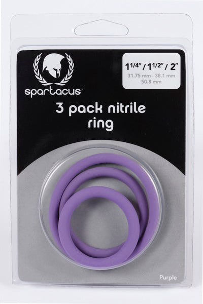 Nitrile Cock Ring Purple