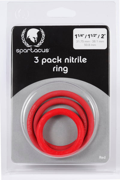 Nitrile Cock Ring Red