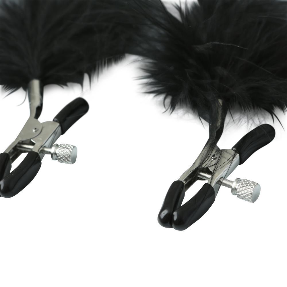 Sex & Mischief Feathered Nipple Clamps Default Title