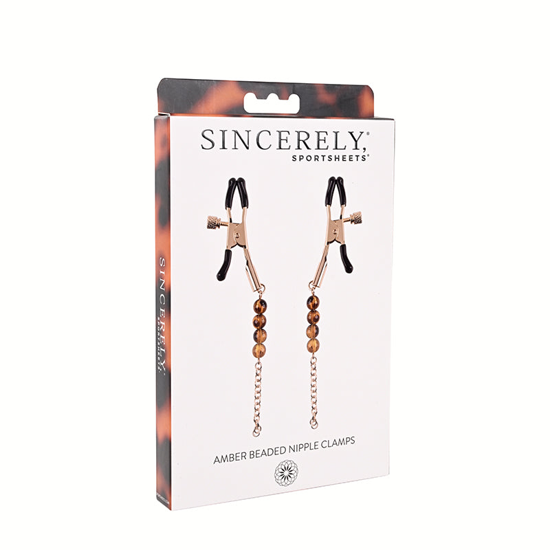 Sincerely Amber Beaded Nipple Jewelry Default Title