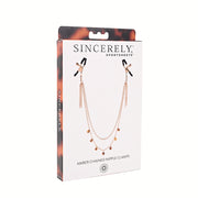 Sincerely Amber Chain Nipple Jewelry Default Title