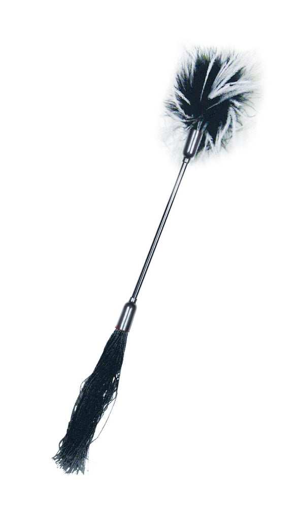Sex & Mischief Whipper Tickler & White Black & White
