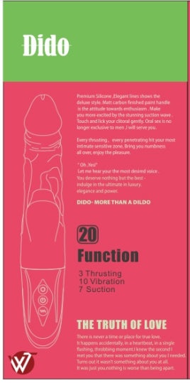 Dido Realistic Thrusting & Pulsating Dildo Default Title