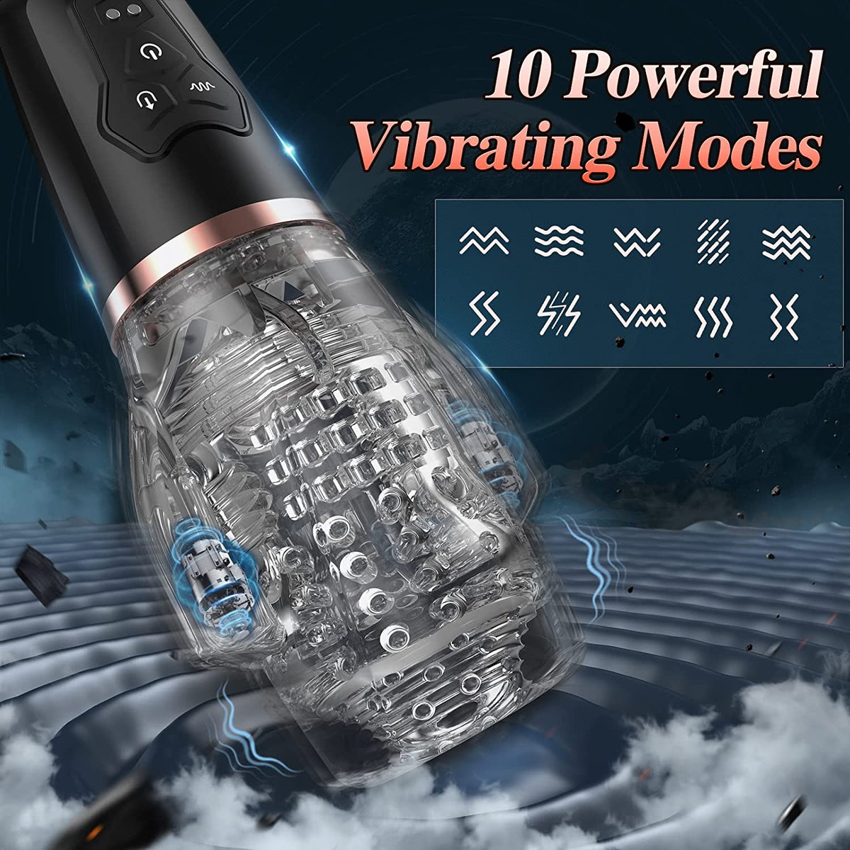 Blowjob Vibrating Sucker (the Male Stroker 2)