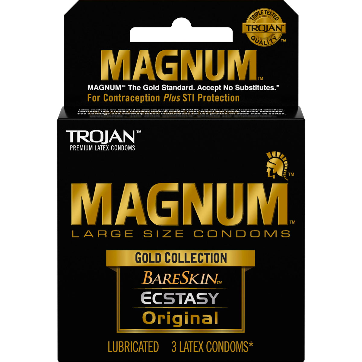 Trojan Magnum Gold Collection 3pk Default Title