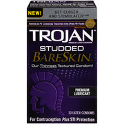 Trojan Studded Bareskin 10 Pack Default Title