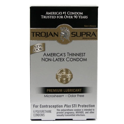 Trojan Supra Bareskin 6pk Non-latex Default Title